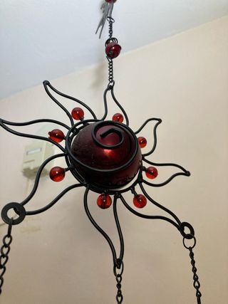 Colgante étnico sol y cuentas