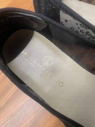 Merceditas fiesta encaje negro