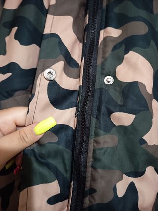 Chaqueta militar camuflaje