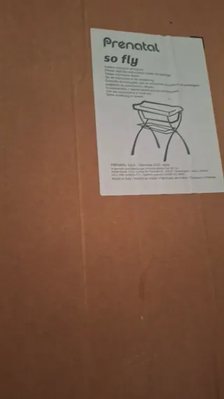 Cambiador de bebé plegable con bañera prenatal