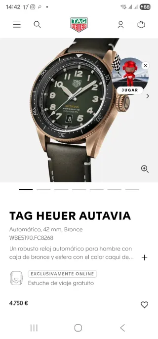 Reloj Tag Heuer Autavia