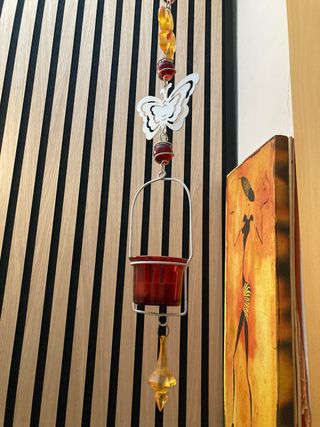 Ciondolo decorativo sole e farfalle