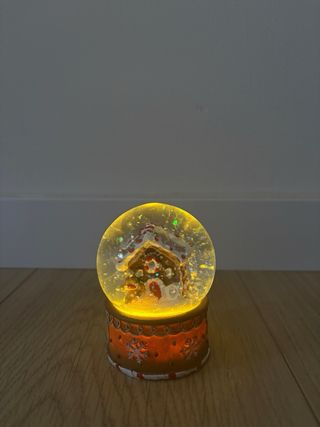 Bola de cristal Navidad