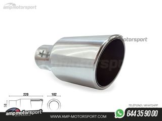 COLA DE ESCAPE REDONDA 102MM