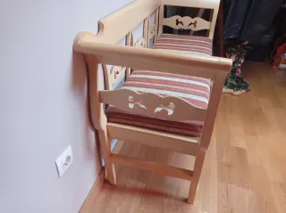 Sofá madera restaurado 2-3 plazas