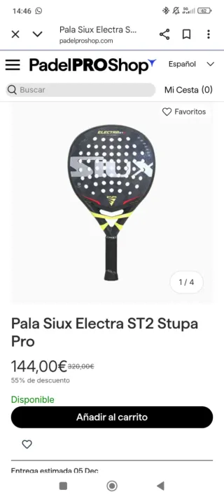 Pala Siux Electra ST2 Pro