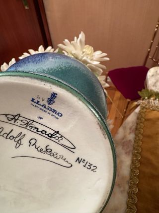 Figura Lladró Porcelana Flores