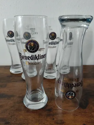Bicchieri Birra Benediktiner Weissbier