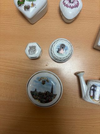 Colección 11 Cajitas Porcelana Decoradas