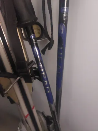 Esquís Salomon casi nuevos con su bolsa de transpo