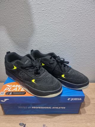 DC Shoes Penza Talla 44 Negras y Amarillas