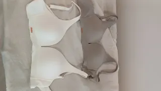 2 Sujetadores Selmark sin Aros Gris y Blanco