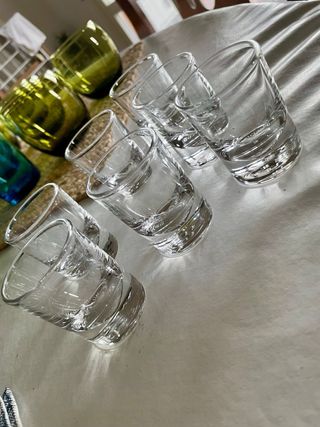 Sei bicchierini pubblicitari UNICUM