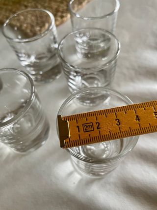 Sei bicchierini pubblicitari UNICUM