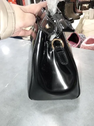 Borsa a mano Cafènoir nera lucida