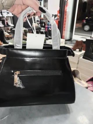 Borsa a mano Cafènoir nera lucida