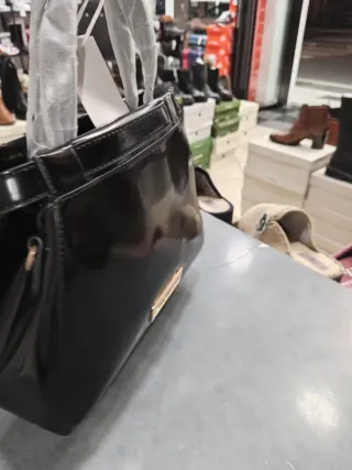 Borsa a mano Cafènoir nera lucida