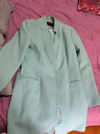 Blazer verde azulado