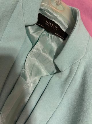 Blazer verde azulado