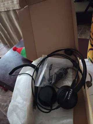 Auriculares diadema con micrófono