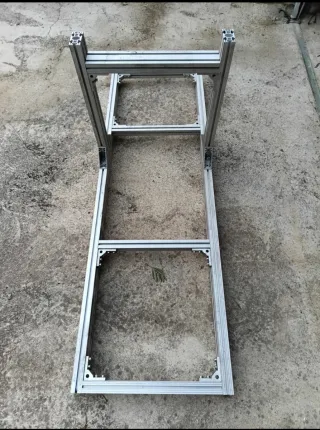 Estructura Perfil Aluminio 4040