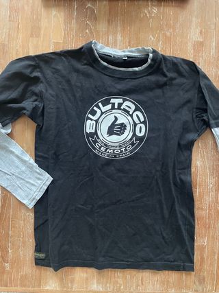 Camiseta Bultaco Manga Larga Talla 10-12 Años