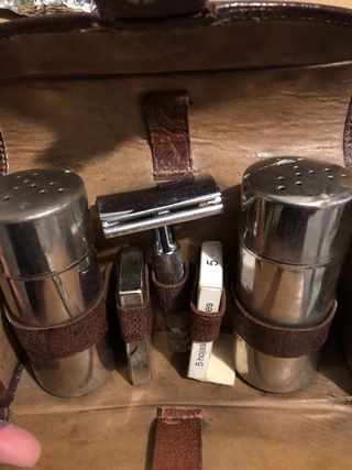 Maletín Afeitado Vintage con Maquinilla