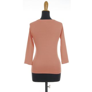 T-Shirt Three Dots 100% Cotone tg M Arancione Top