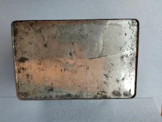 Scatola anni 50 Italiana in latta vintage Moretto