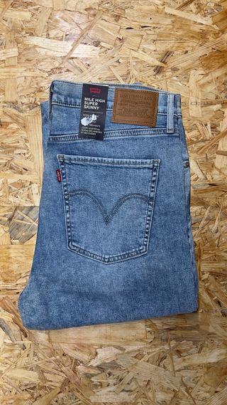 Levi's Mile High Super Skinny Jeans Azules