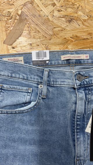 Levi's Mile High Super Skinny Jeans Azules