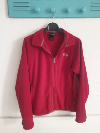 Felpa pile The North Face rossa