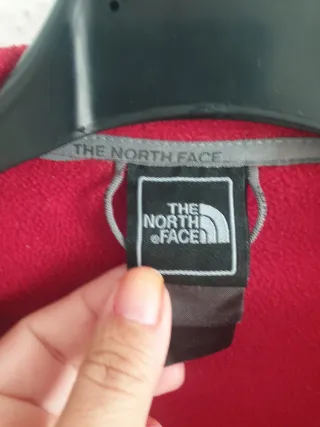 Felpa pile The North Face rossa