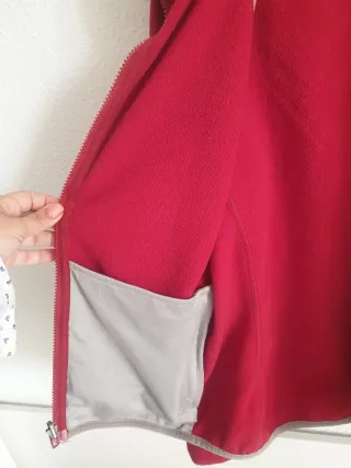 Felpa pile The North Face rossa