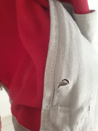 Felpa pile The North Face rossa