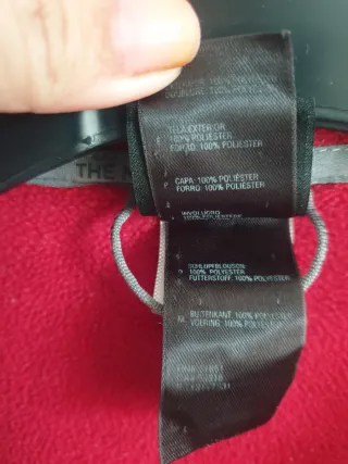 Felpa pile The North Face rossa