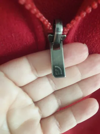 Felpa pile The North Face rossa