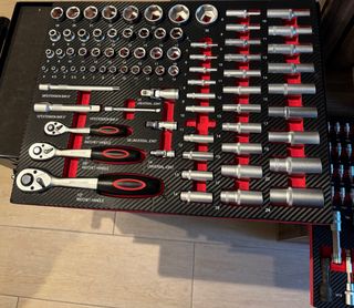 Juego de llaves de carraca para taller