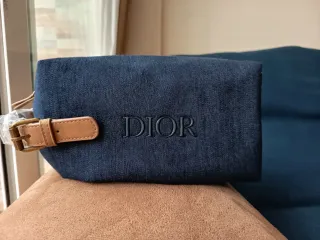 Neceser Dior Denim Marrón Unisex