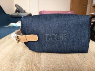 Neceser Dior Denim Marrón Unisex