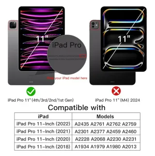 JETech Funda iPad Pro 11 Rosa