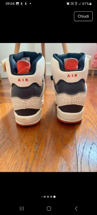 Nike Revolution Dunk Scarpe Rosse Bianche