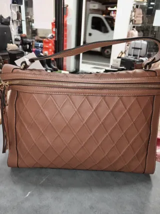 Borsa Cafènoir trapuntata marrone