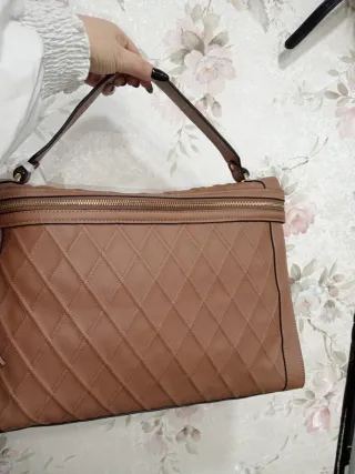 Borsa Cafènoir trapuntata marrone