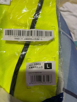 Chaleco reflectante CHINTEX amarillo Talla L