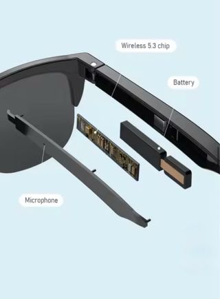 Gafas Sol Inteligentes Bluetooth Negras