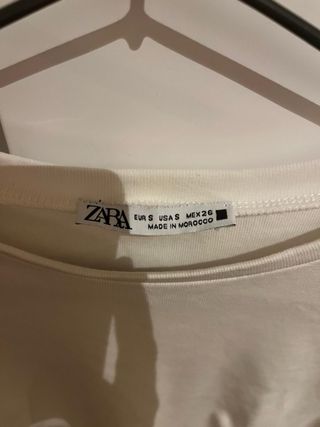 Camiseta mujer Zara Básica XS