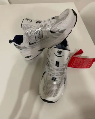 Zapatillas New Balance 530 Mujer Talla 38 Plata