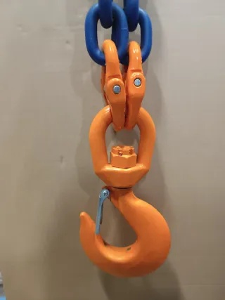 Gancho giratorio de elevación grua industrial