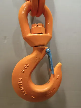 Gancho giratorio de elevación grua industrial